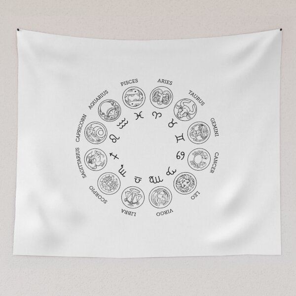 Item preview, Zodiac Signs Black Design designed and sold by Archer25.