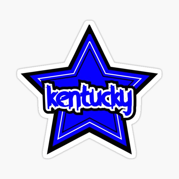 quot University of Kentucky Star quot Sticker for Sale by gabby219 Redbubble