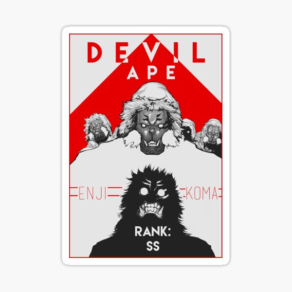 Tokyo Ghoul - Enji Koma, Teufelsaffe Sticker