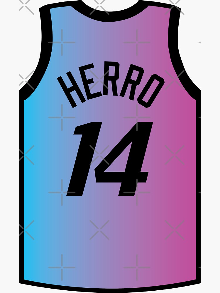 Tyler Herro - Miami Vice City Sticker for Sale by sportsign