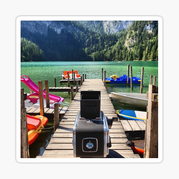 Hassy goes to the lake Sticker
