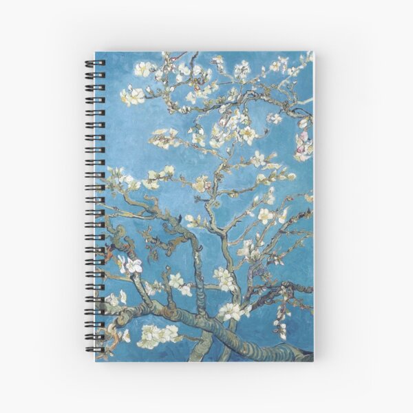 Vincent van Gogh - Branches with Almond Blossom Spiral Notebook