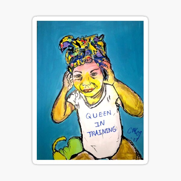 Queen in Training Sticker
