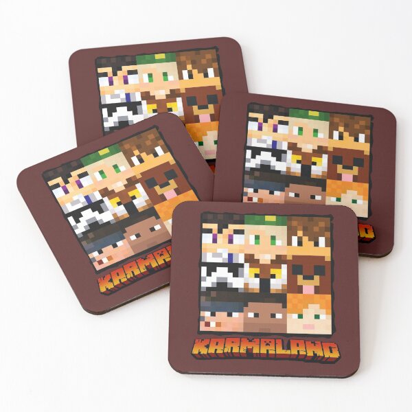 Item preview, KARMALAND LOGO PERSONAJES designed and sold by Desk is A Mess.