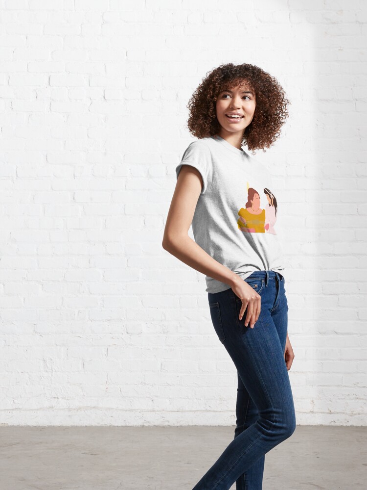 Alternate view of Penelope Feathertop and Eloise Bridgerton Characters Illustration Classic T-Shirt