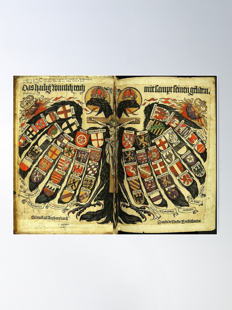 Alternate view of Double Headed German Eagle, 1510 Poster