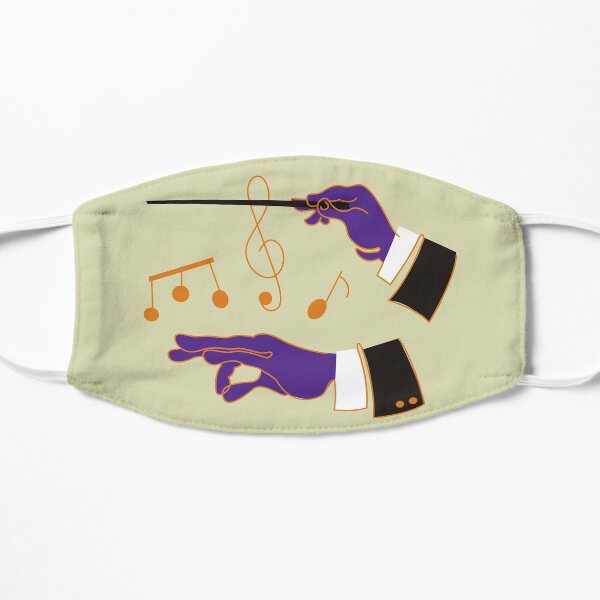 Music Conductor Hands Flat Mask