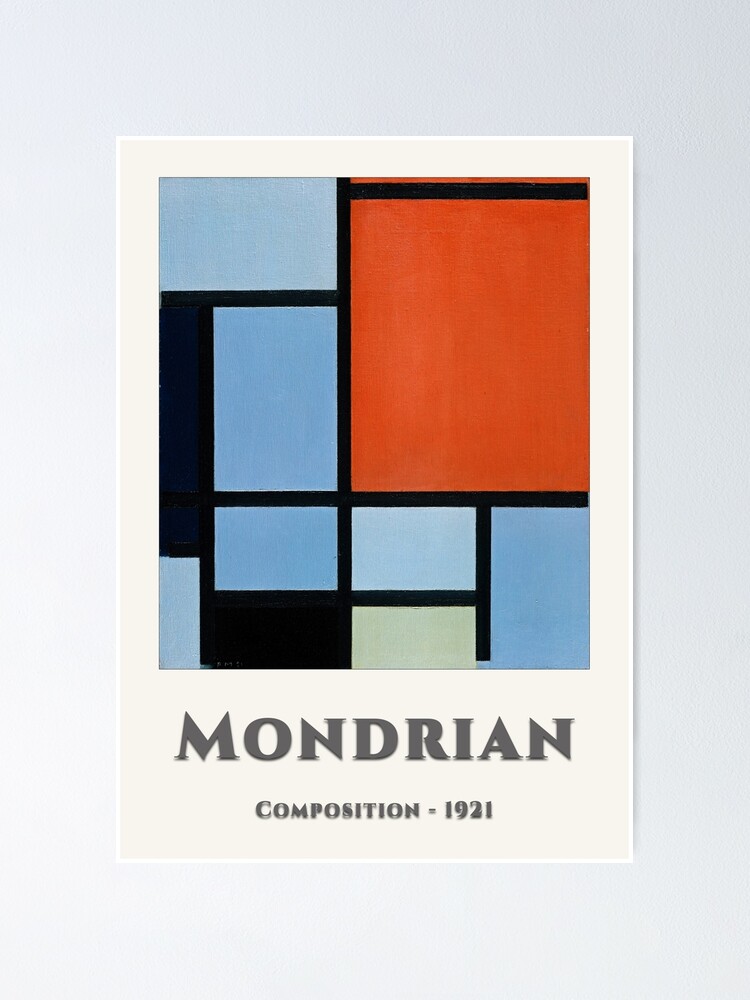 Composicion 1921/ピエト モンドリアン/ポスター カンディンスキー