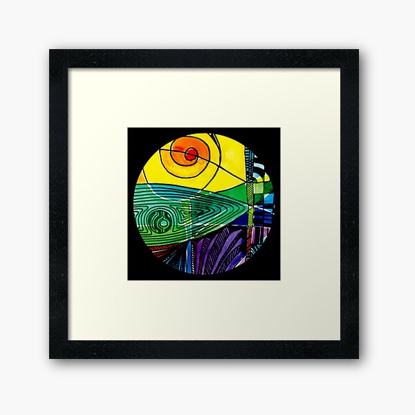 Surfing Gerahmter Kunstdruck
