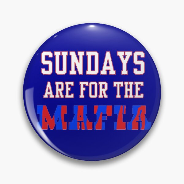 Item preview, Sundays are for the Mafia designed and sold by BfloSportsStore.