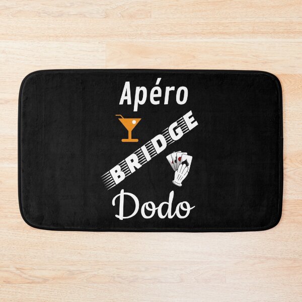 Item preview, aperitif bridge dodo humor black background funny fun funny designed and sold by sex-sansbol.