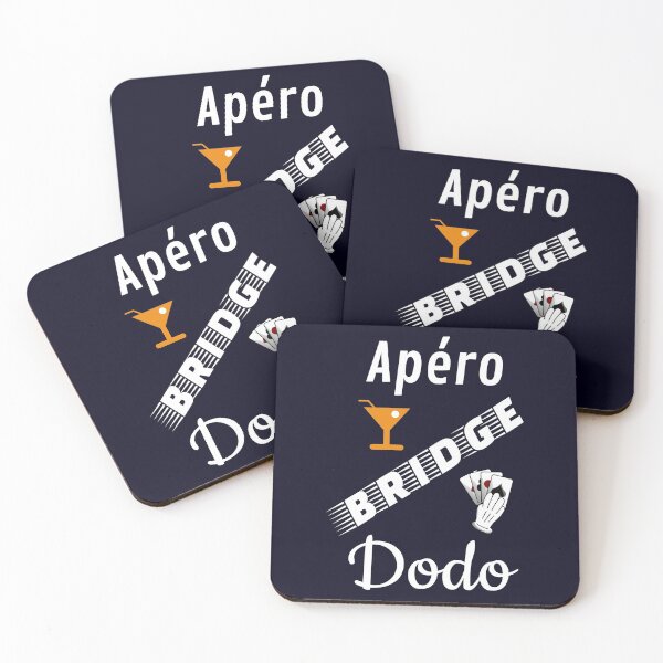 Item preview, aperitif bridge dodo humor navy blue background funny fun funny designed and sold by sex-sansbol.