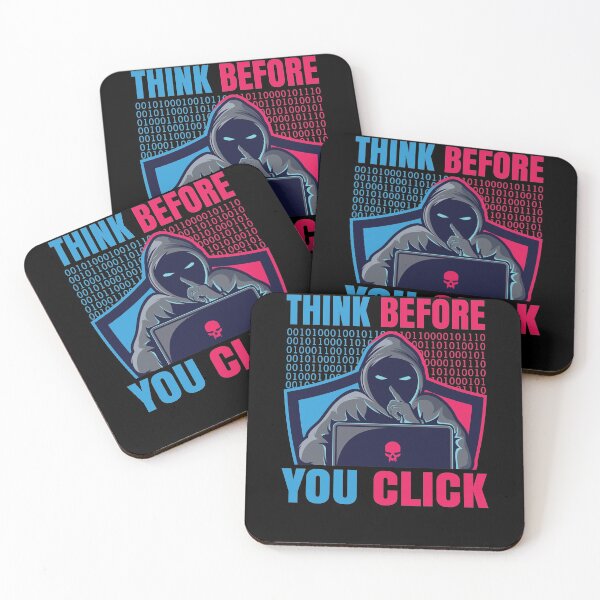Item preview, Think before you click Computer gift designed and sold by xpokermage.