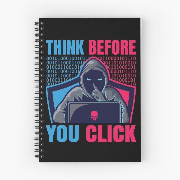 Item preview, Think before you click Computer gift designed and sold by xpokermage.