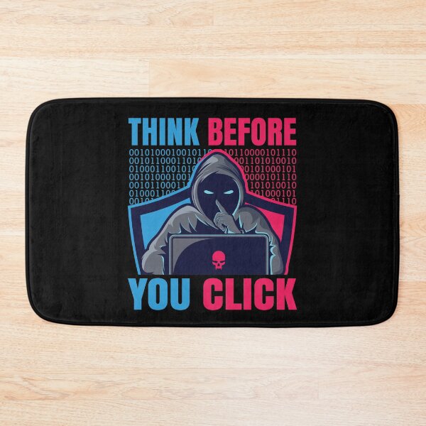 Item preview, Think before you click Computer gift designed and sold by xpokermage.