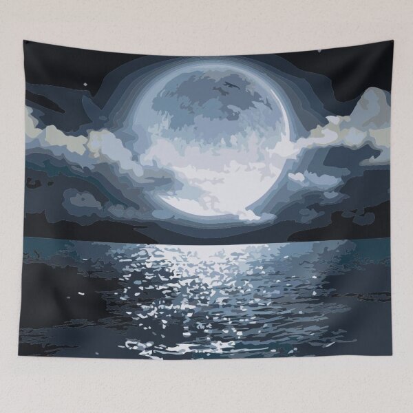 Item preview, Moonlight on the sea designed and sold by Karine Dupras.