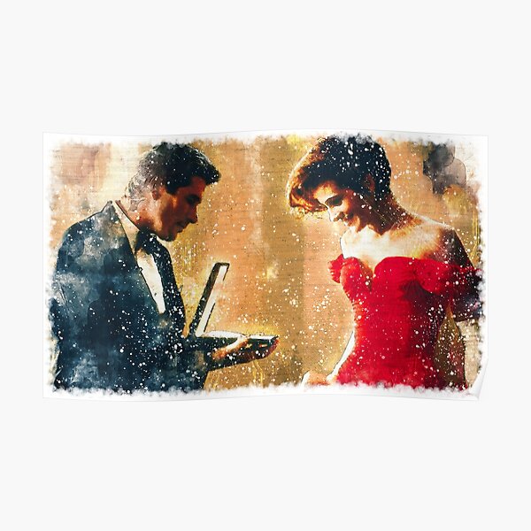 Pretty woman romantic couple Vivien fan art classy Hollywood Movie Poster