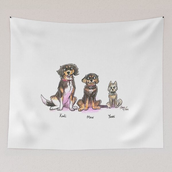 Item preview, Kodi, Max, Yoshi designed and sold by Nikole Murphy.