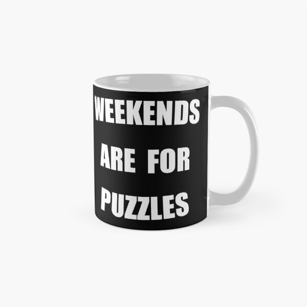 Item preview, Weekends Are For Puzzles Funny designed and sold by Mustard Prophet.
