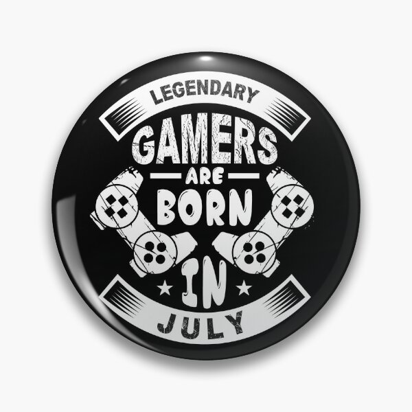Item preview, Legendary Gamer Are Born In July designed and sold by 2411.