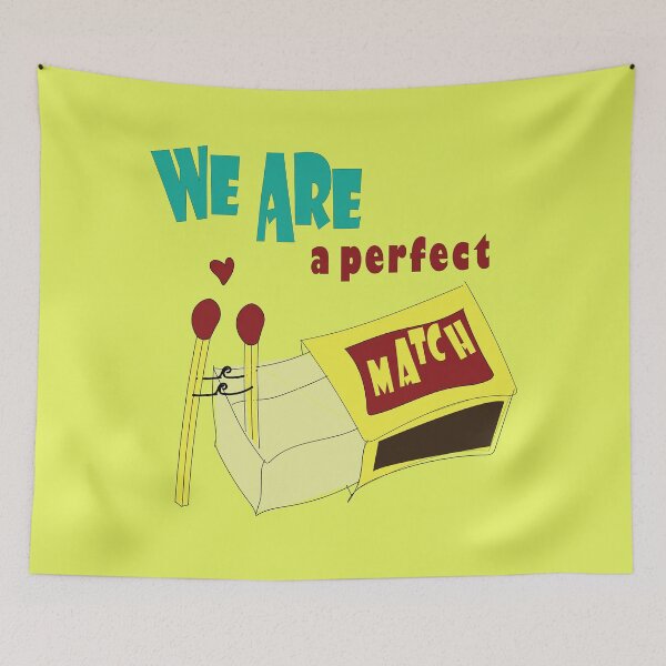 Item preview,  We are a perfect match. designed and sold by olafekry.