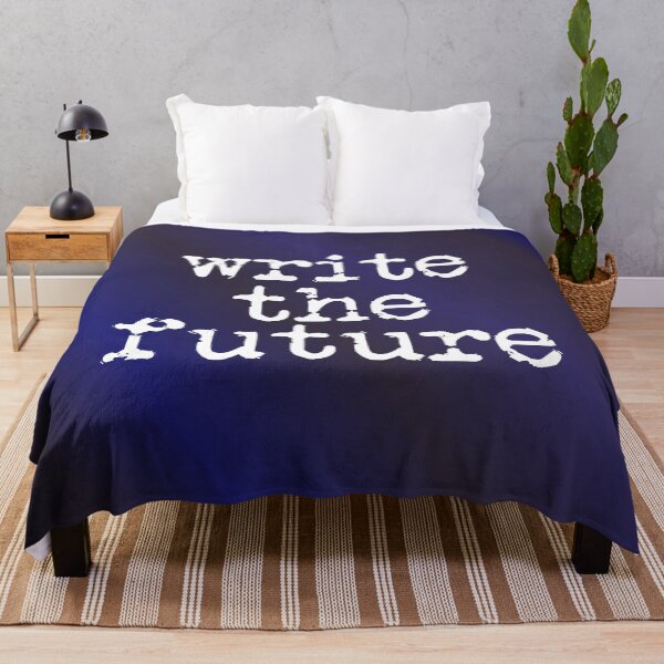 Item preview, write the future in white on gradient designed and sold by TeaRoseWriter.
