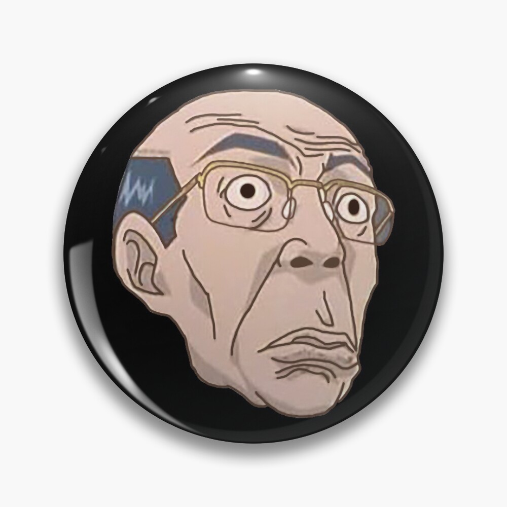 Old Man Anime Meme Face | Pin