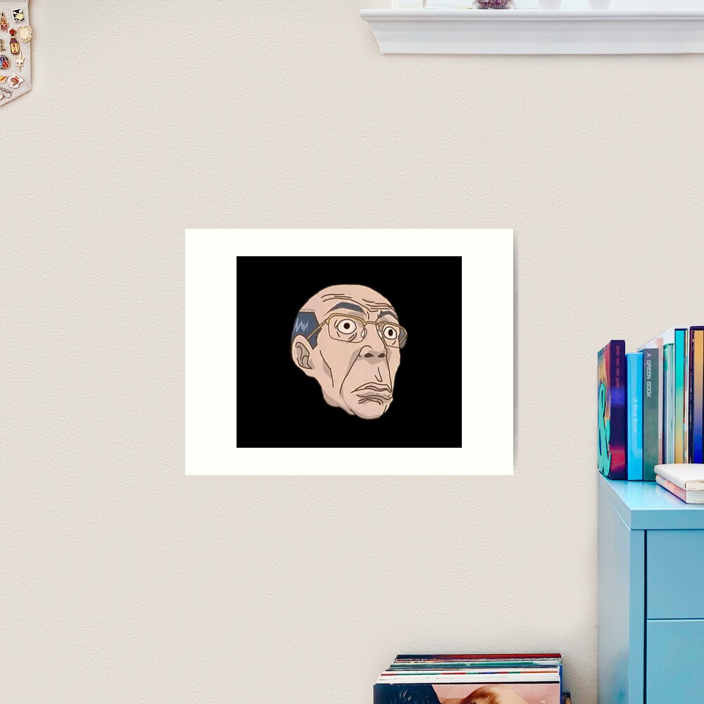 Great Teacher Surprised Anime Face Meme | Art Board Print