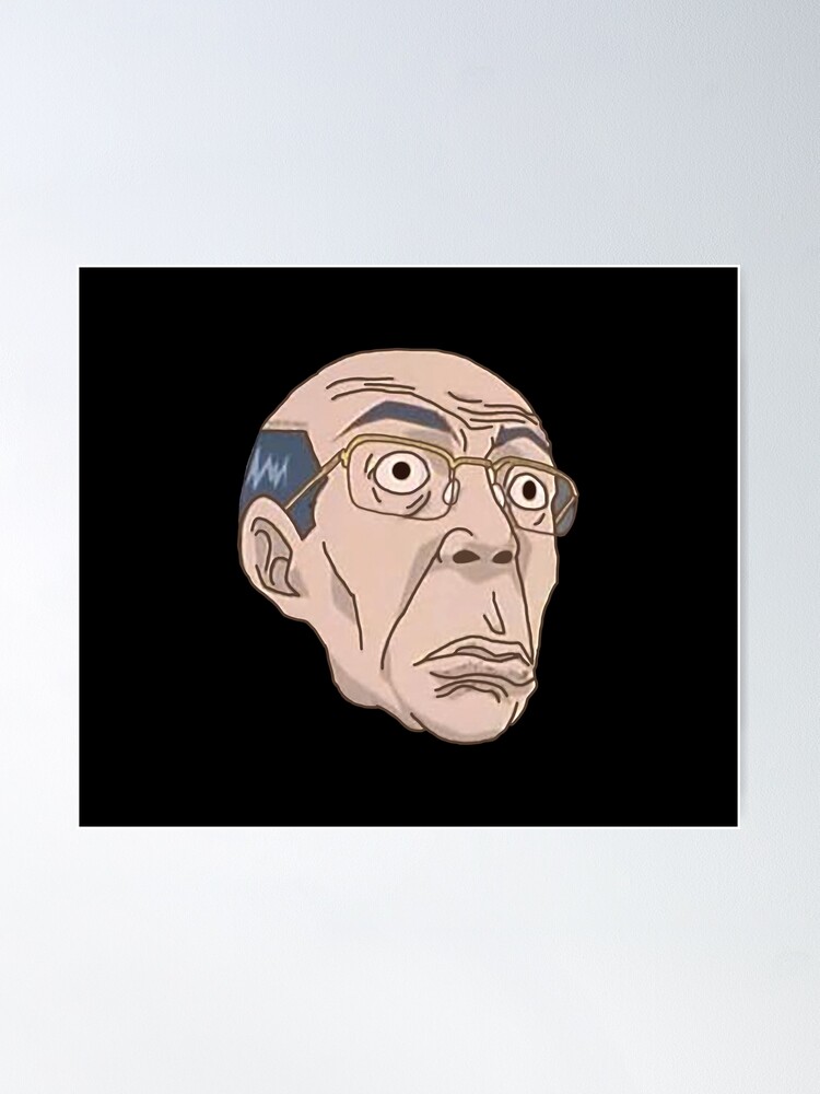 Great Teacher Surprised Anime Face Meme | Photographic Print