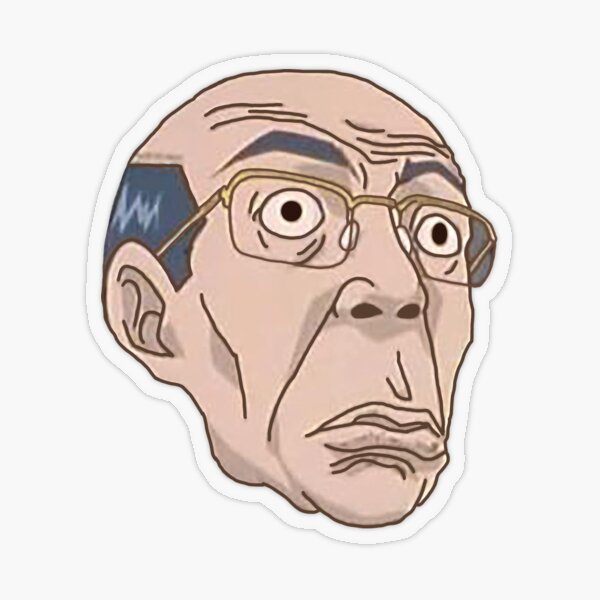 Old Man Anime Meme Face | Pin