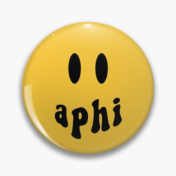 APhi Smiley Face Pin