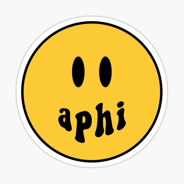 APhi Smiley Face Sticker