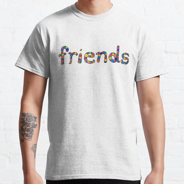 word "friends" in colorful circles Classic T-Shirt