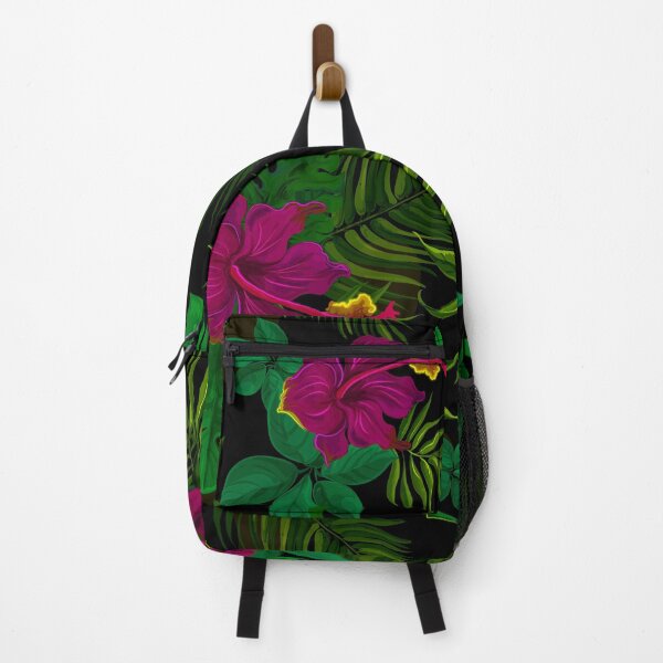 Item preview, Exotic jungle night flowers pattern designed and sold by PG Illustration.