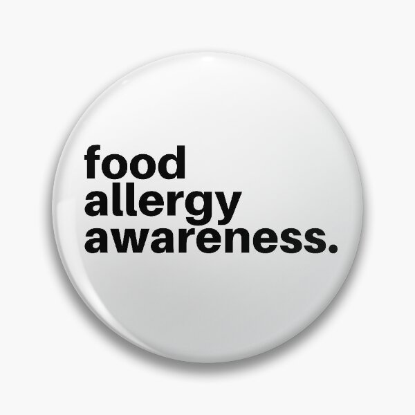 Item preview, Food Allergy Awareness Simple Minimalist Graphic designed and sold by lilytepper.