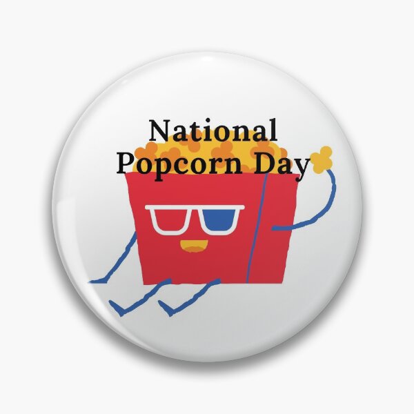 Item preview, national popcorn day designed and sold by JocelynCrafts.