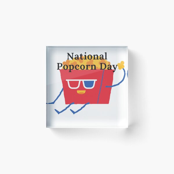 Item preview, national popcorn day designed and sold by JocelynCrafts.