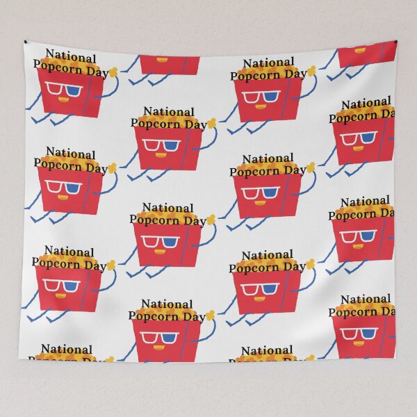 Item preview, national popcorn day designed and sold by JocelynCrafts.
