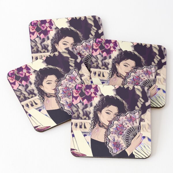 Item preview, Woman with a hand fan designed and sold by aedisart.