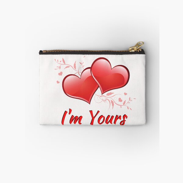 Item preview, I'm yours, I love you, red heart, hearts, red heart sticker, heart, romantic, valentines day,  designed and sold by prteacool.