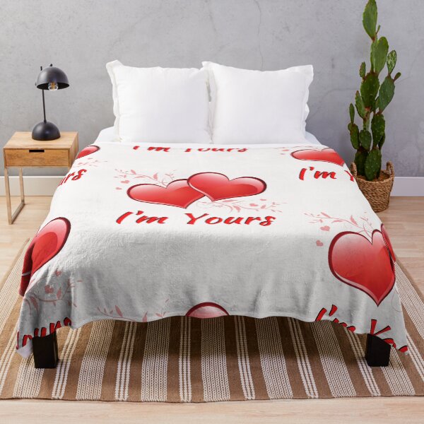 Item preview, I'm yours, I love you, red heart, hearts, red heart sticker, heart, romantic, valentines day, designed and sold by prteacool.