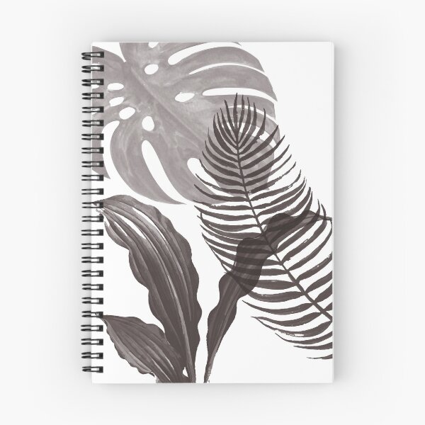 Item preview, Tropical Leaves Black and White designed and sold by OwnDesignOnline.