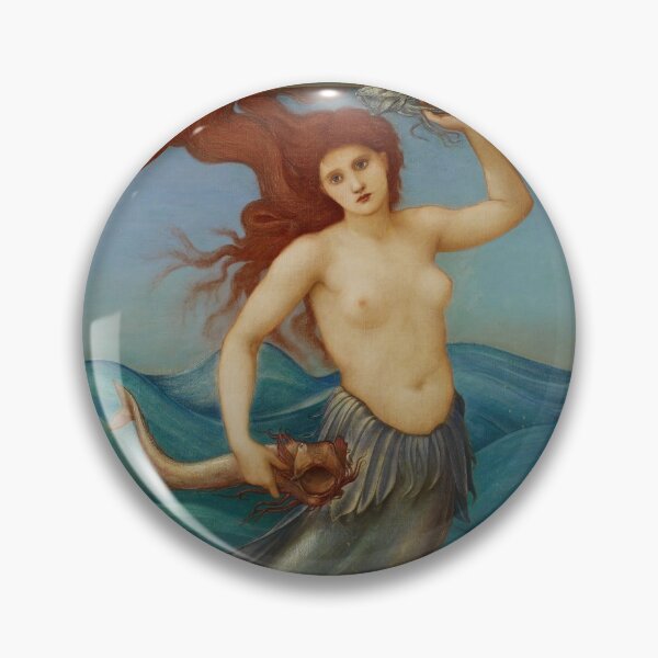 Item preview, Burne-Jones' "A Sea Nymph" designed and sold by laurens-doodles.