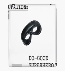 Occupation: Do Good SuperHero Type iPad Case/Skin