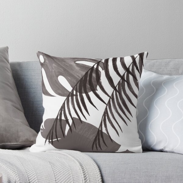 Item preview, Tropical Leaves Black and White II designed and sold by OwnDesignOnline.