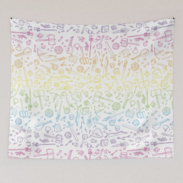 Item preview, DnD Pattern Rainbow designed and sold by Alexa Martin.