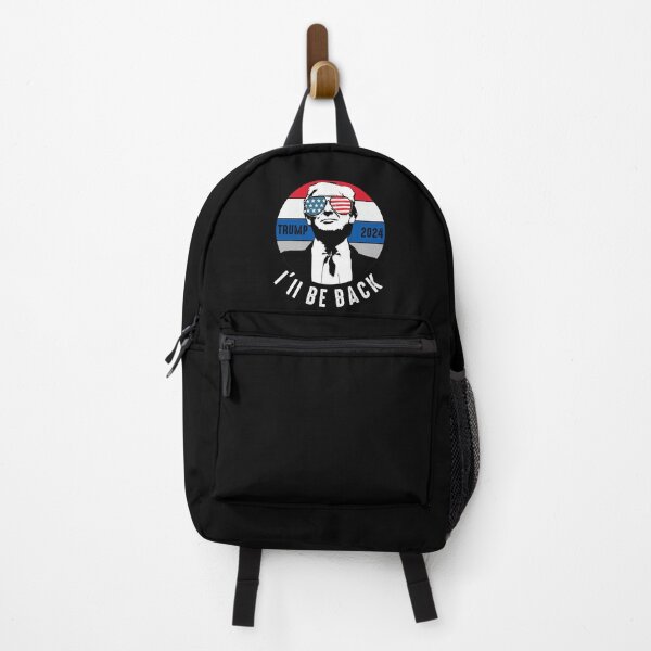 Item preview, Ill Be Back Trump 2024 designed and sold by RandomStuffShop.