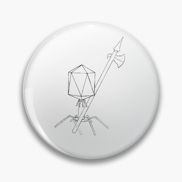 Item preview, T4 bacteriophage with halberd designed and sold by ArrogantMendel.