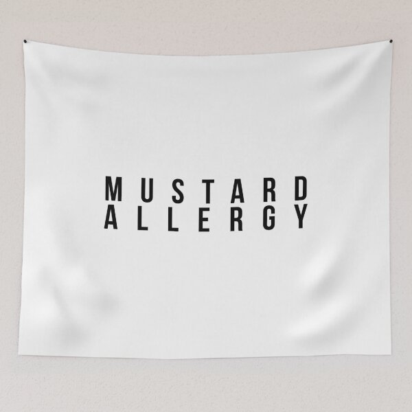 Item preview, Mustard Food Allergy Awareness Minimal Graphic designed and sold by lilytepper.