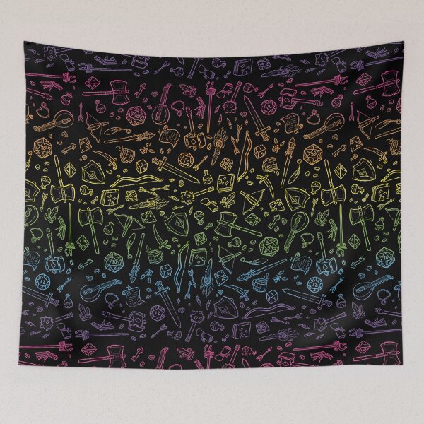 Item preview, DnD Pattern Rainbow 2 designed and sold by Alexa Martin.